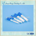 CE approved single use medical vacuum blue blood collection tubes